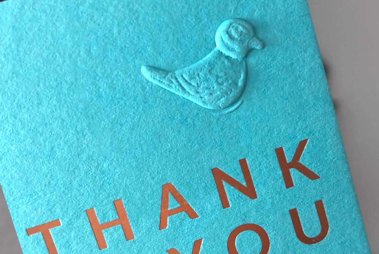 3D embossing sample - An ideal finish for luxury boxes in Singapore